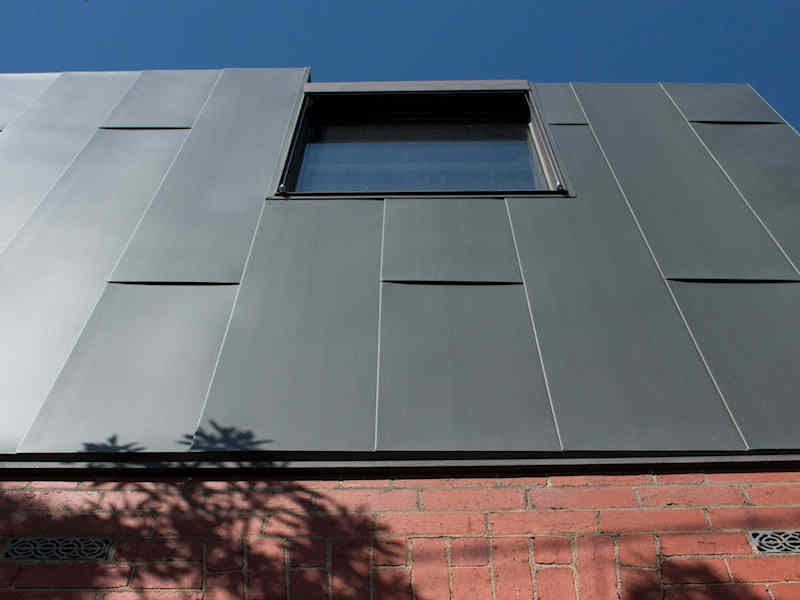 Carlton Zinc Cladding Walls