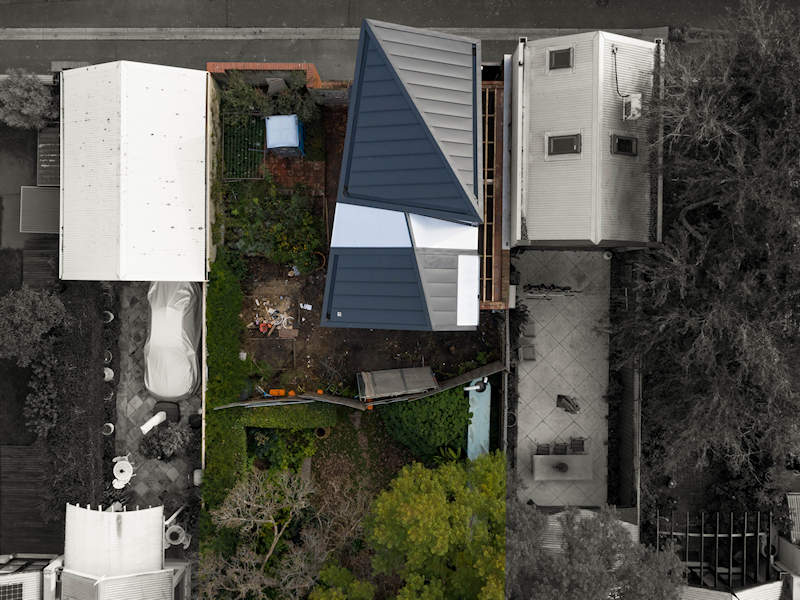 Carlton North Studio Zinc Cladding Walls Roof