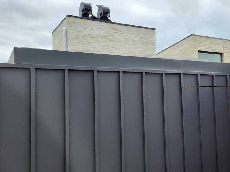 Gruyere Residence Colorbond Batten Seam Wall Roof Garage 1