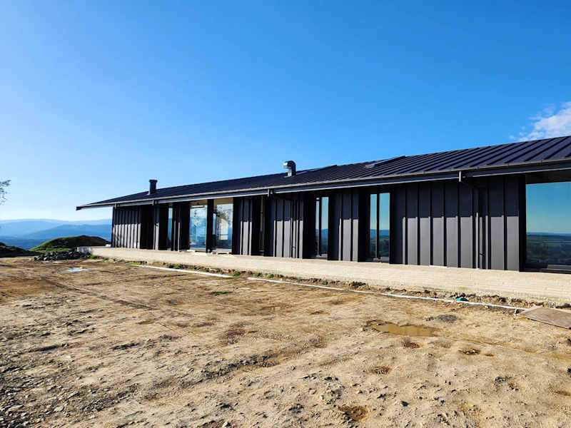 Gruyere Residence Colorbond Batten Seam Wall Roof Garage 7