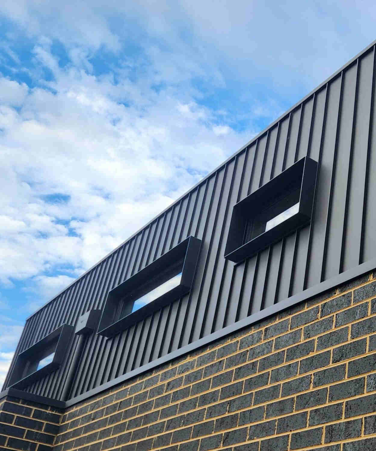 greensborough standing seam aluminium cladding walls main hero