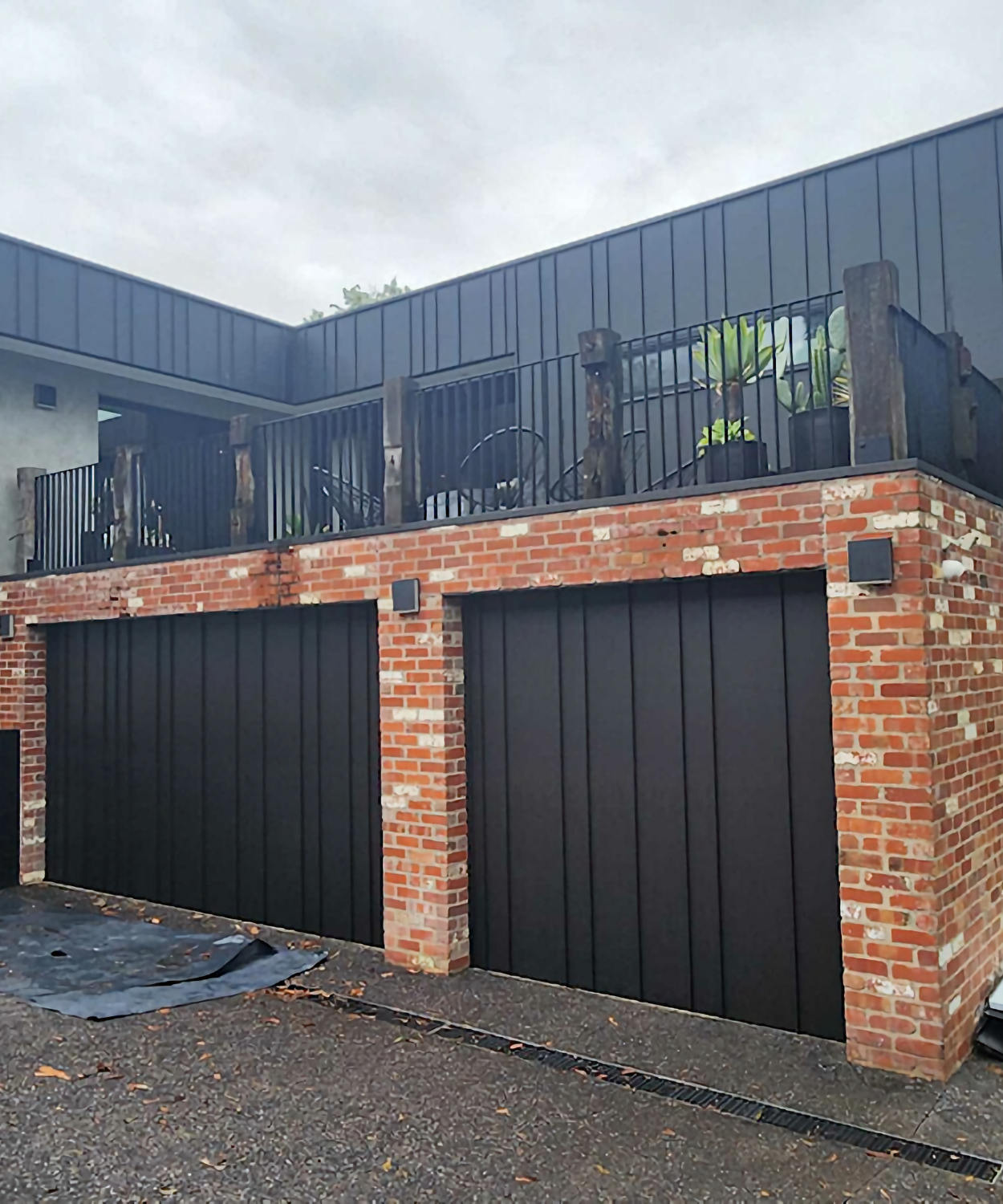 park orchards aluminium cladding walls garage mainhero