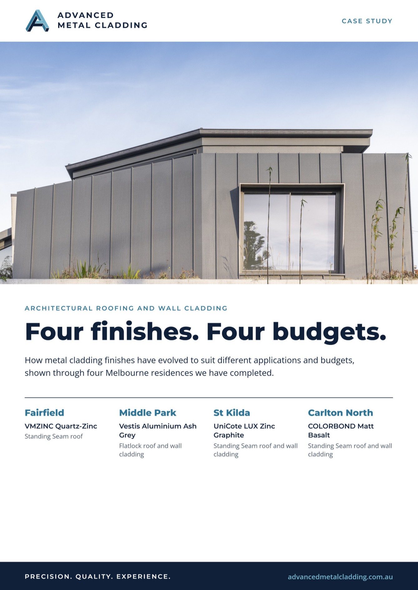 Evolution of Metal Cladding Finishes case study